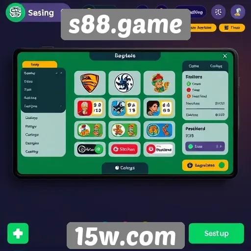 interface do s88.game é amigável e intuitiva